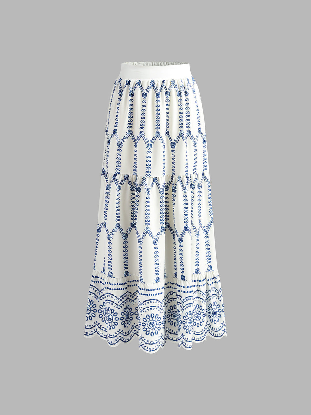 Printed Sleeveless Tie Back Skirt Set