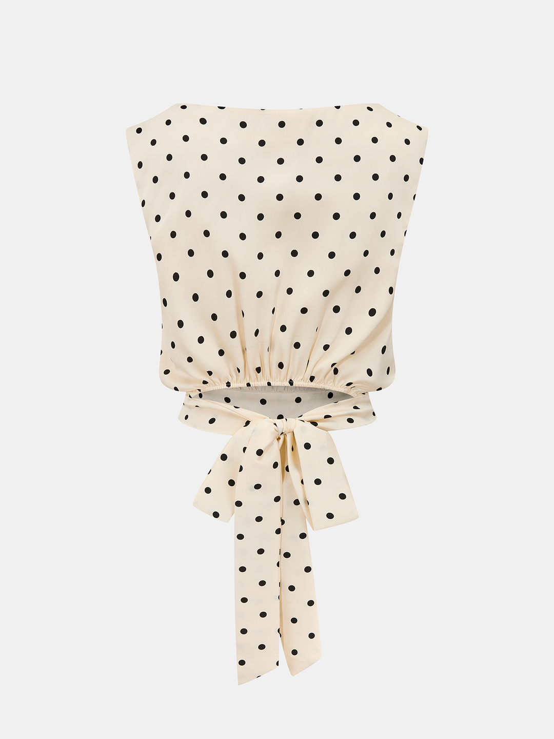 Polka Dot Sleeveless Top & Maxi Skirt Set