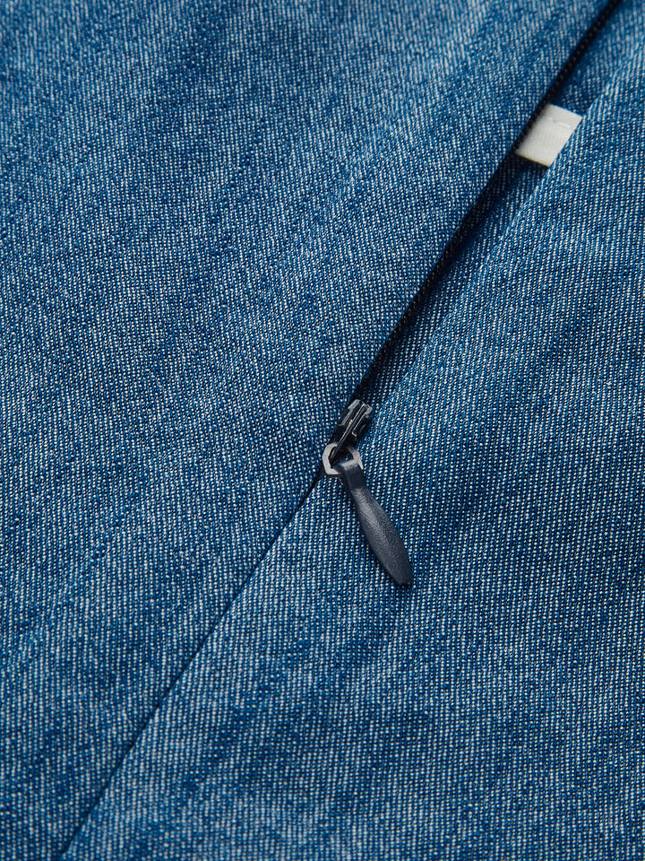 Cross-Tie Crop Top & Wide-Leg Pants Set