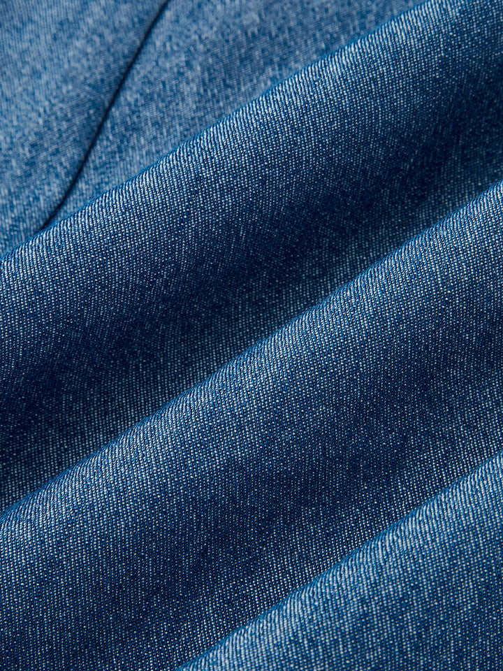 Cross-Tie Crop Top & Wide-Leg Pants Set