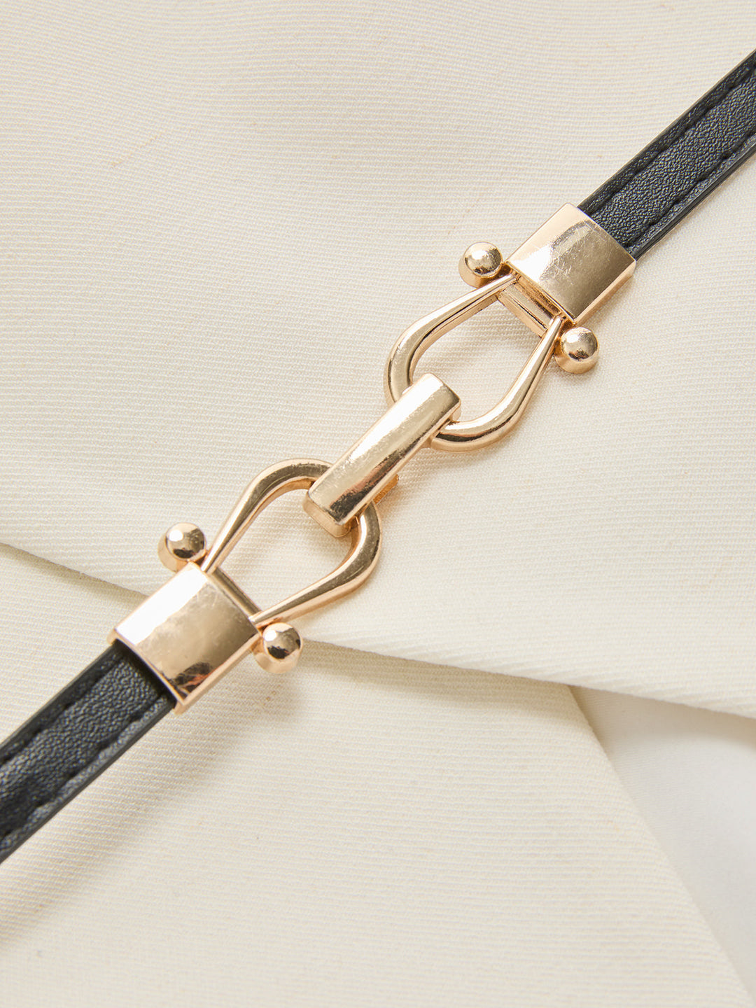 Sleeveless Belted Top & Pleated Pants Set