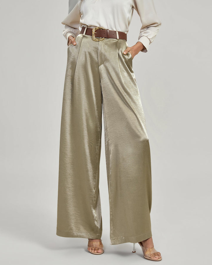 Apricot Belt Casual Pants