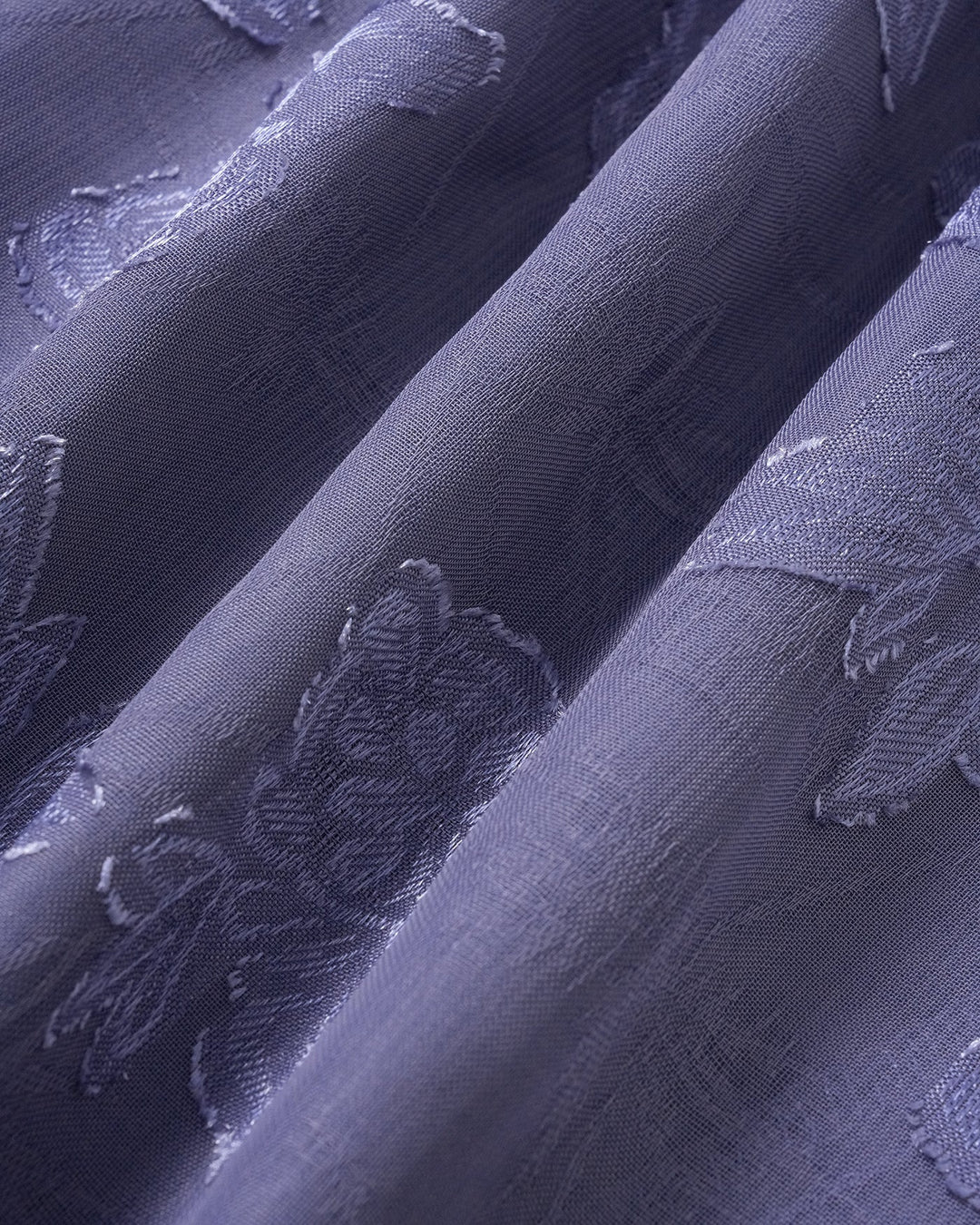 Blue Jacquard Slip Maxi Dress